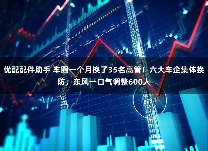 优配配件助手 车圈一个月换了35名高管！六大车企集体换防，东风一口气调整600人